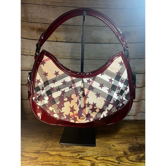 Burberry Handbags - Burberry Nova Printed Stars Hernville Small Hobo